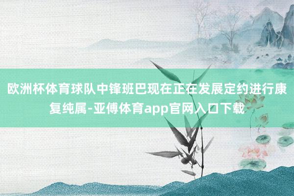 欧洲杯体育球队中锋班巴现在正在发展定约进行康复纯属-亚傅体育app官网入口下载