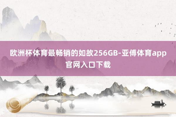 欧洲杯体育最畅销的如故256GB-亚傅体育app官网入口下载